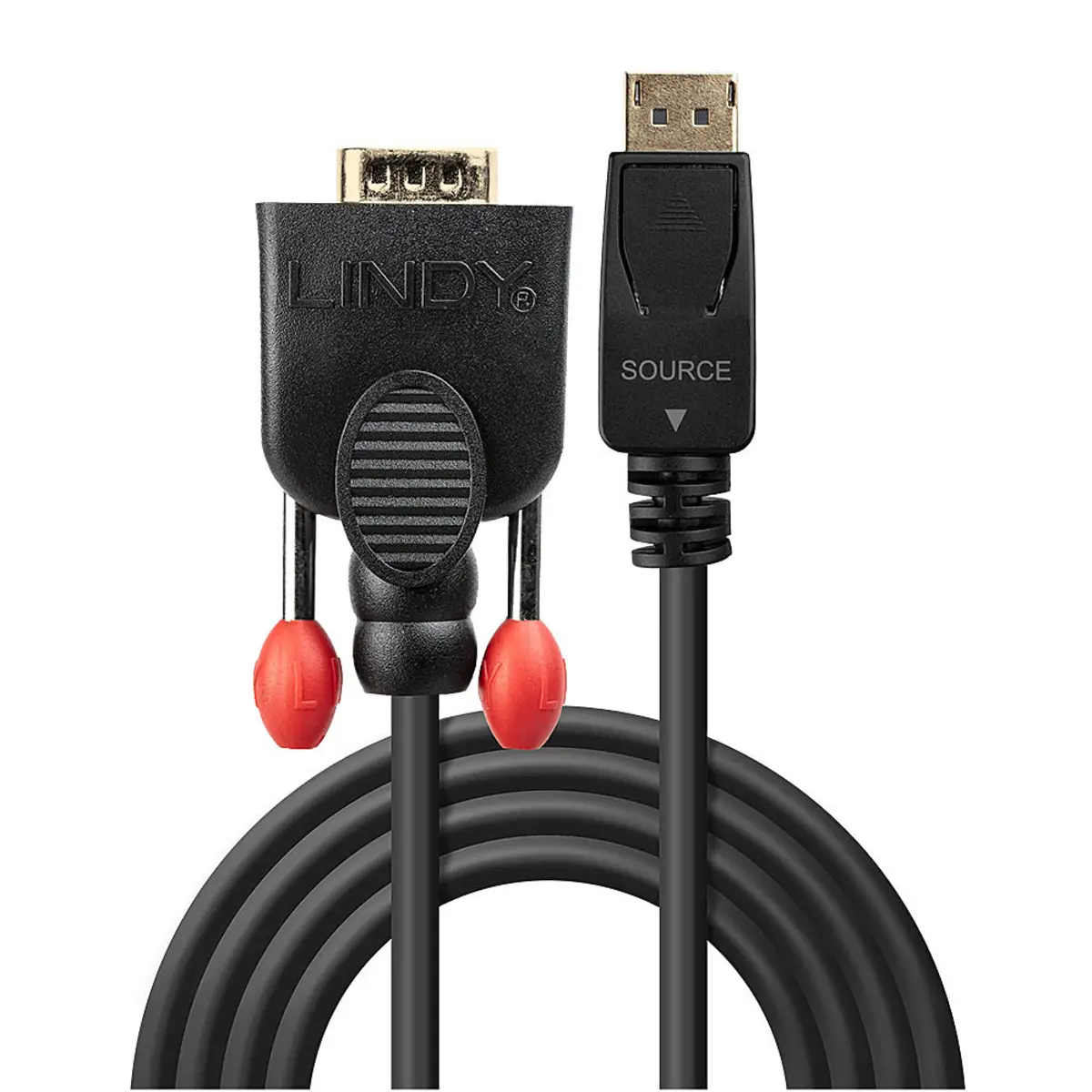 Konverterkabel DisplayPort/VGA Stecker/Stecker Schwarz 3m