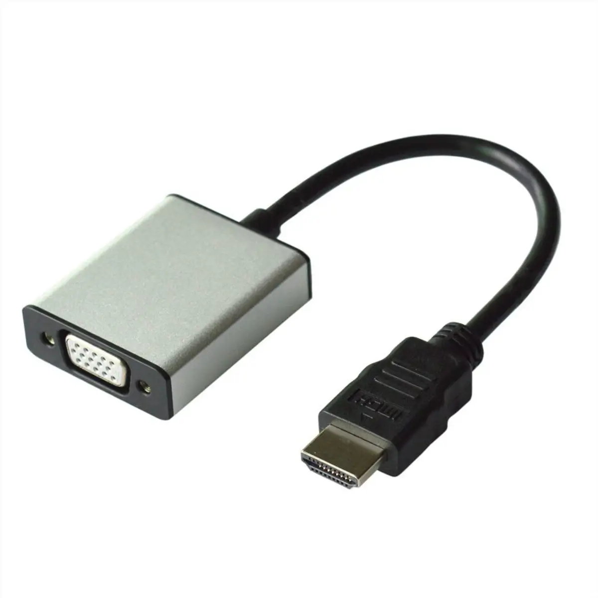 Video-/Audio-Adapter HDMI/HD-15 Silber/Schwarz 0,15 m