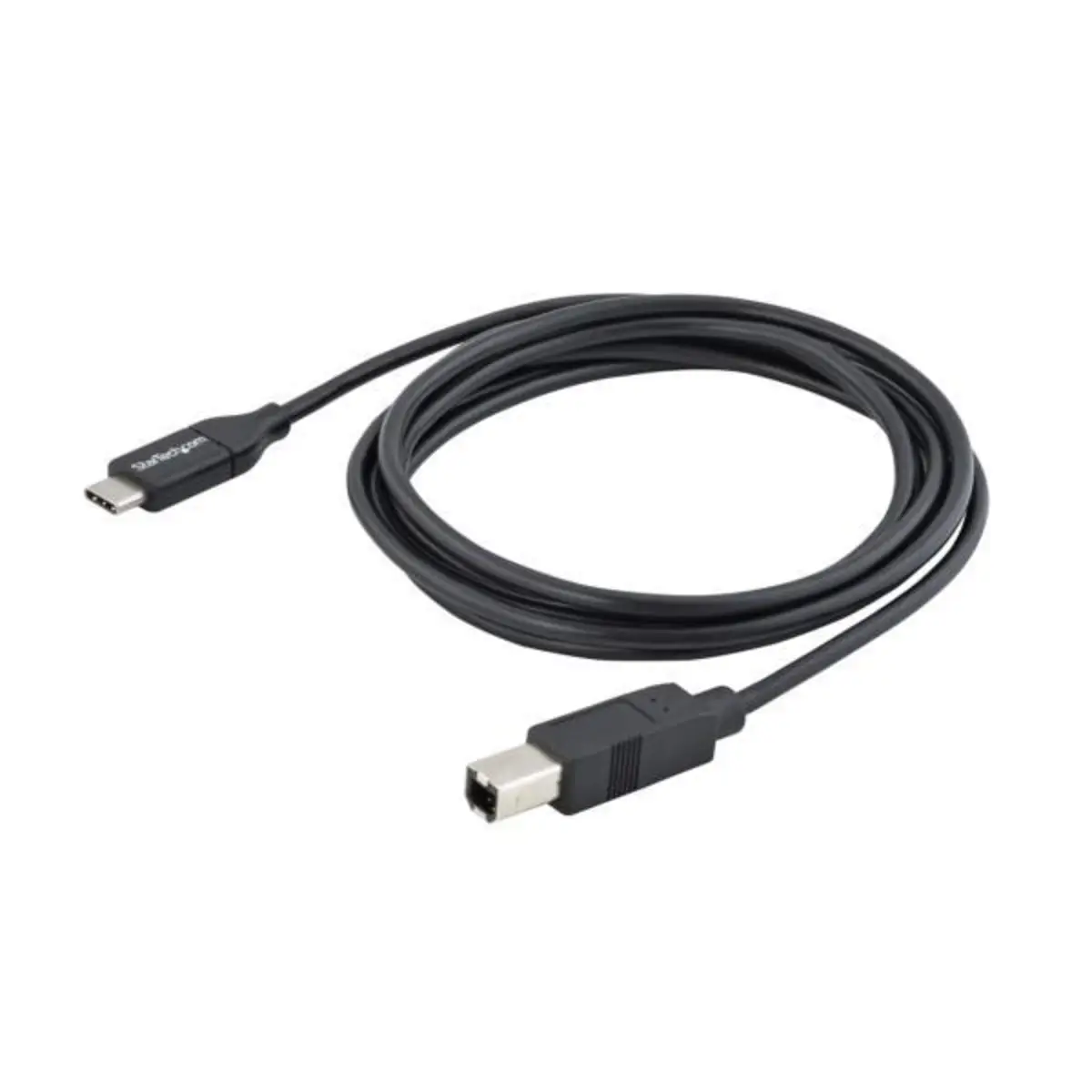 USB Kabel USB-C/USB-B Stecker/Stecker Schwarz 2m