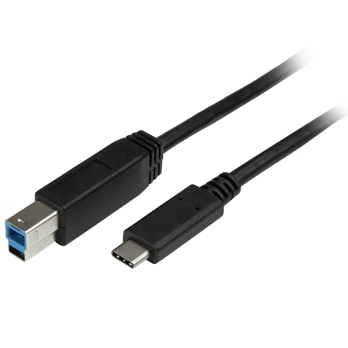 USB Kabel USB-C/USB-B Männlich/Männlich Schwarz 2m