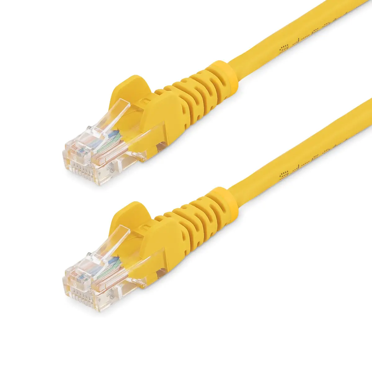 Patchkabel Cat5e RJ-45/RJ-45 Stecker/Stecker Snagless Gelb 7m