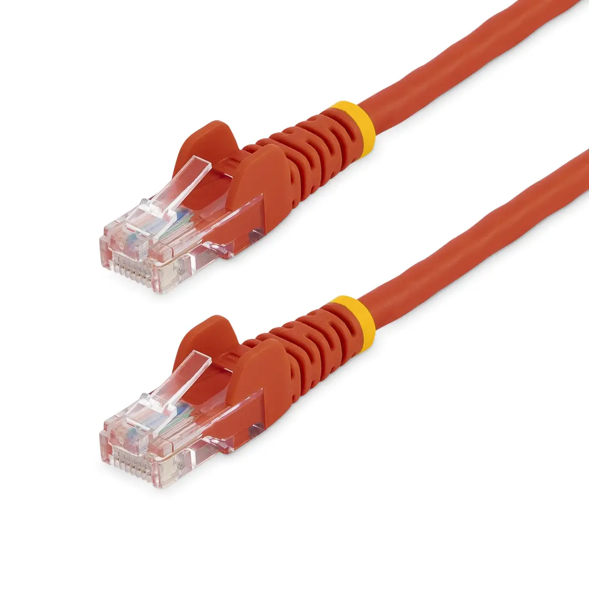 Patchkabel Cat5e RJ-45/RJ-45 Stecker/Stecker Snagless Rot 7m
