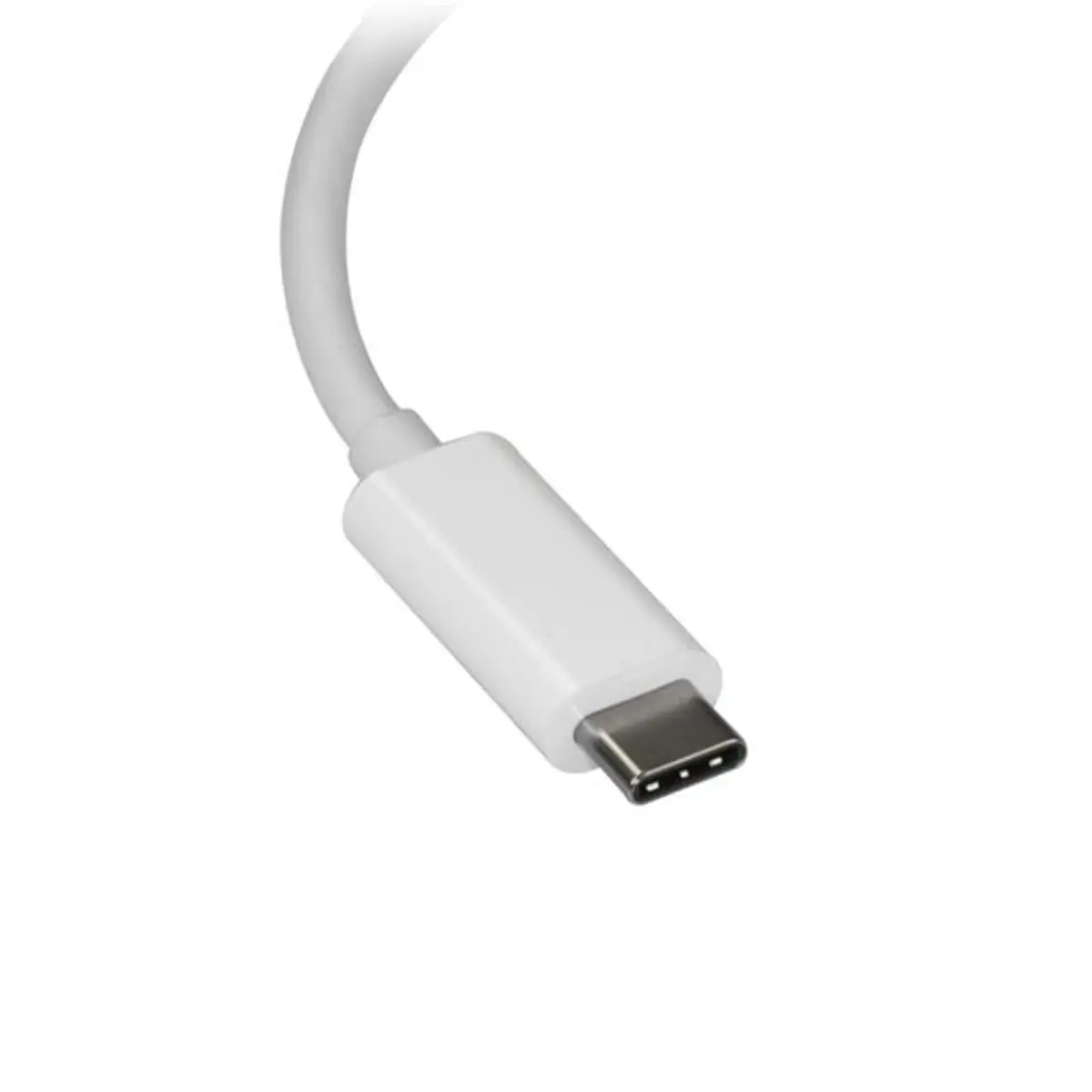 USB-C Multiport Adapter 3-in-1 mit USB PD USB-C auf USB3.0/DVI/Gigabit Ethernet weiß