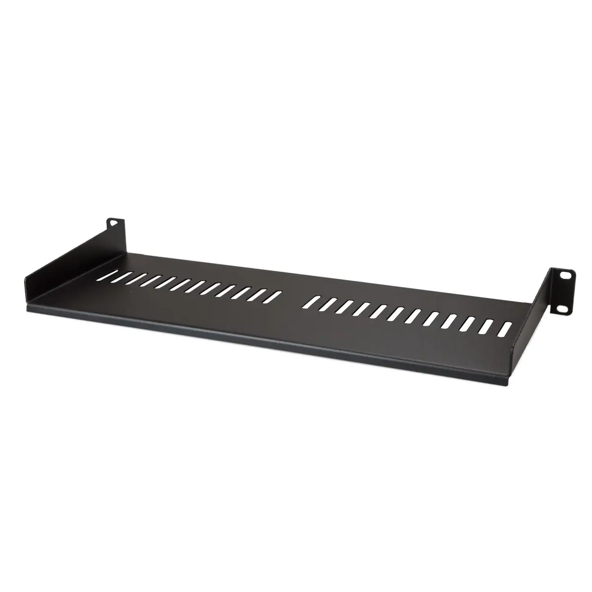 Belüfteter Server Rack Fachboden 1 HE 175 mm Tief Stahl