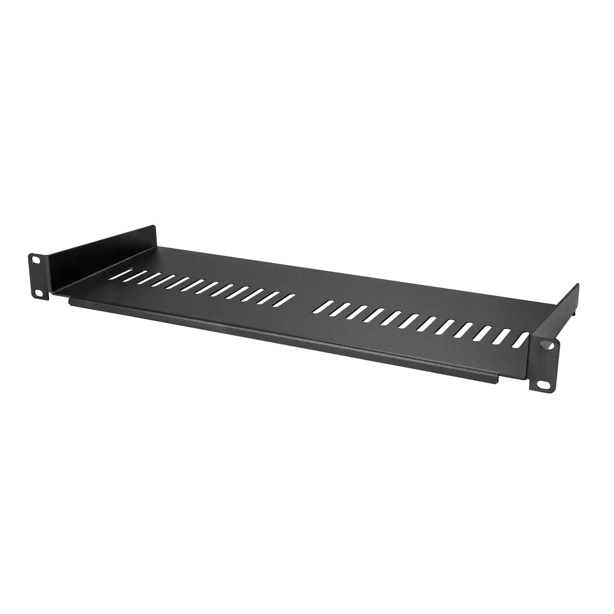 Belüfteter Server Rack Fachboden 1 HE 175 mm Tief Stahl