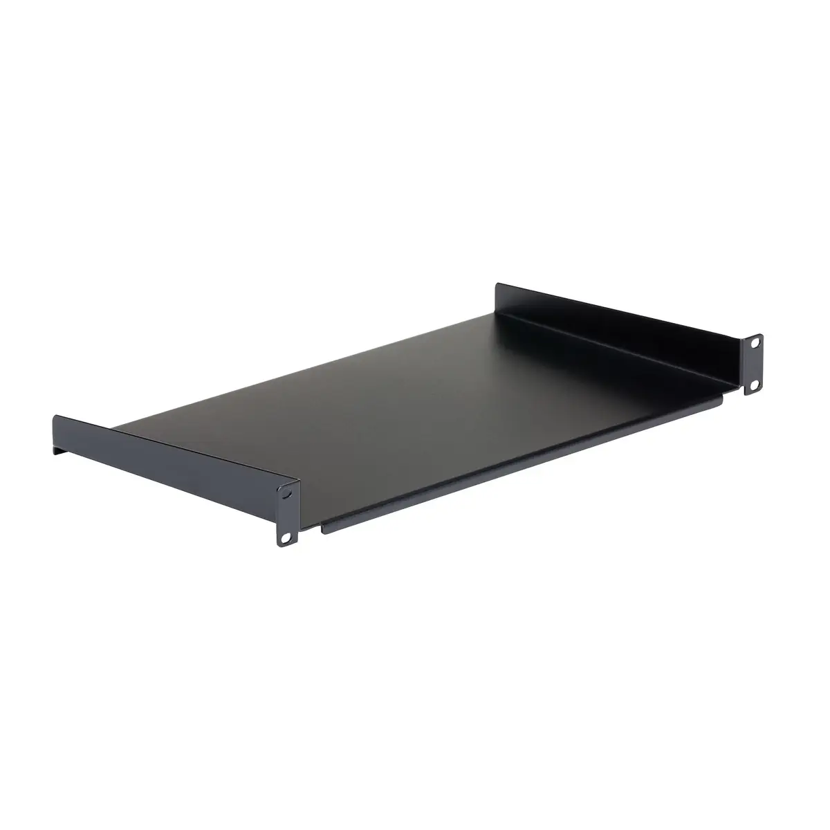 Server Rack Fachboden 1 HE 25 cm Tief Stahl
