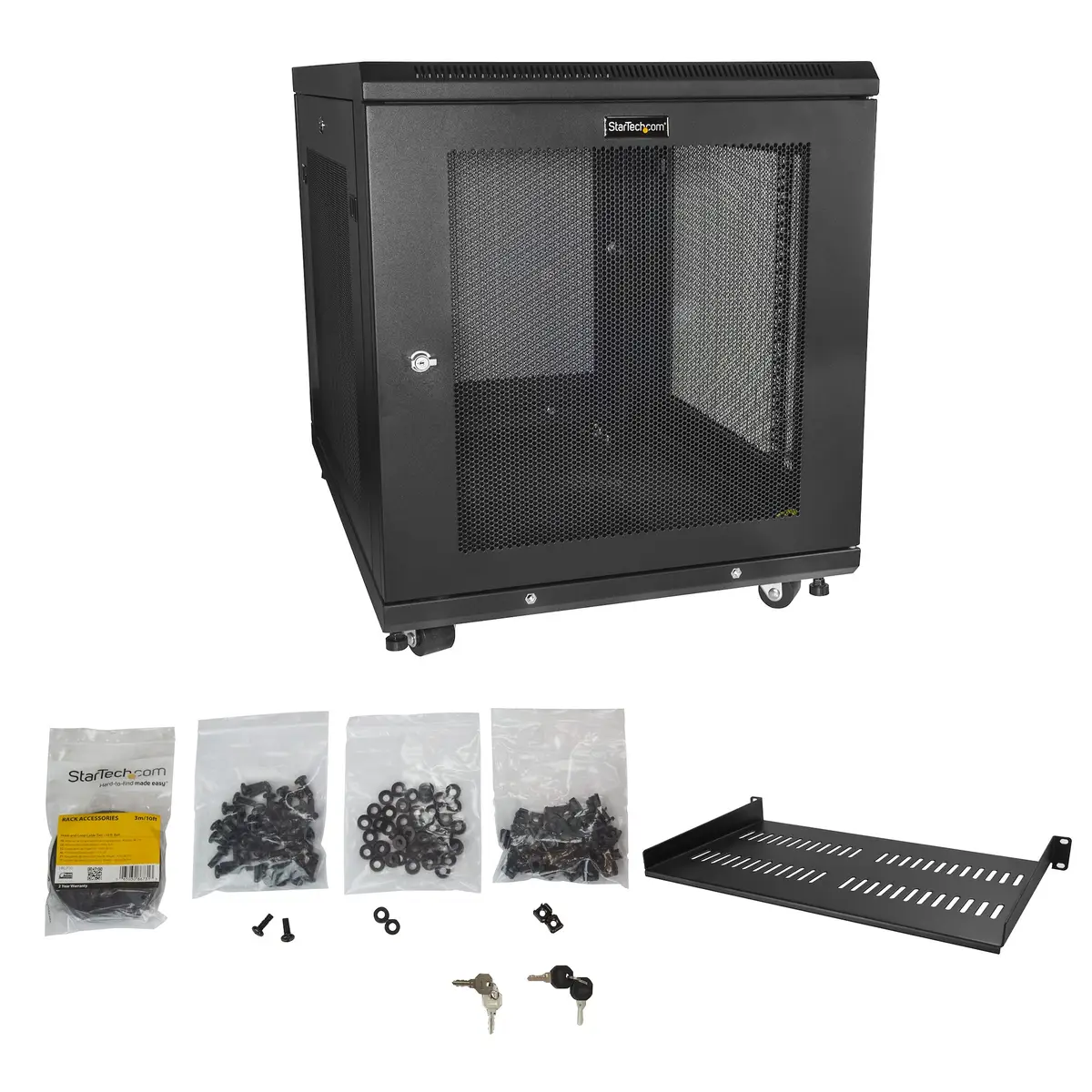 Server Rack Schrank 78cm tiefes Gehäuse 12 HE