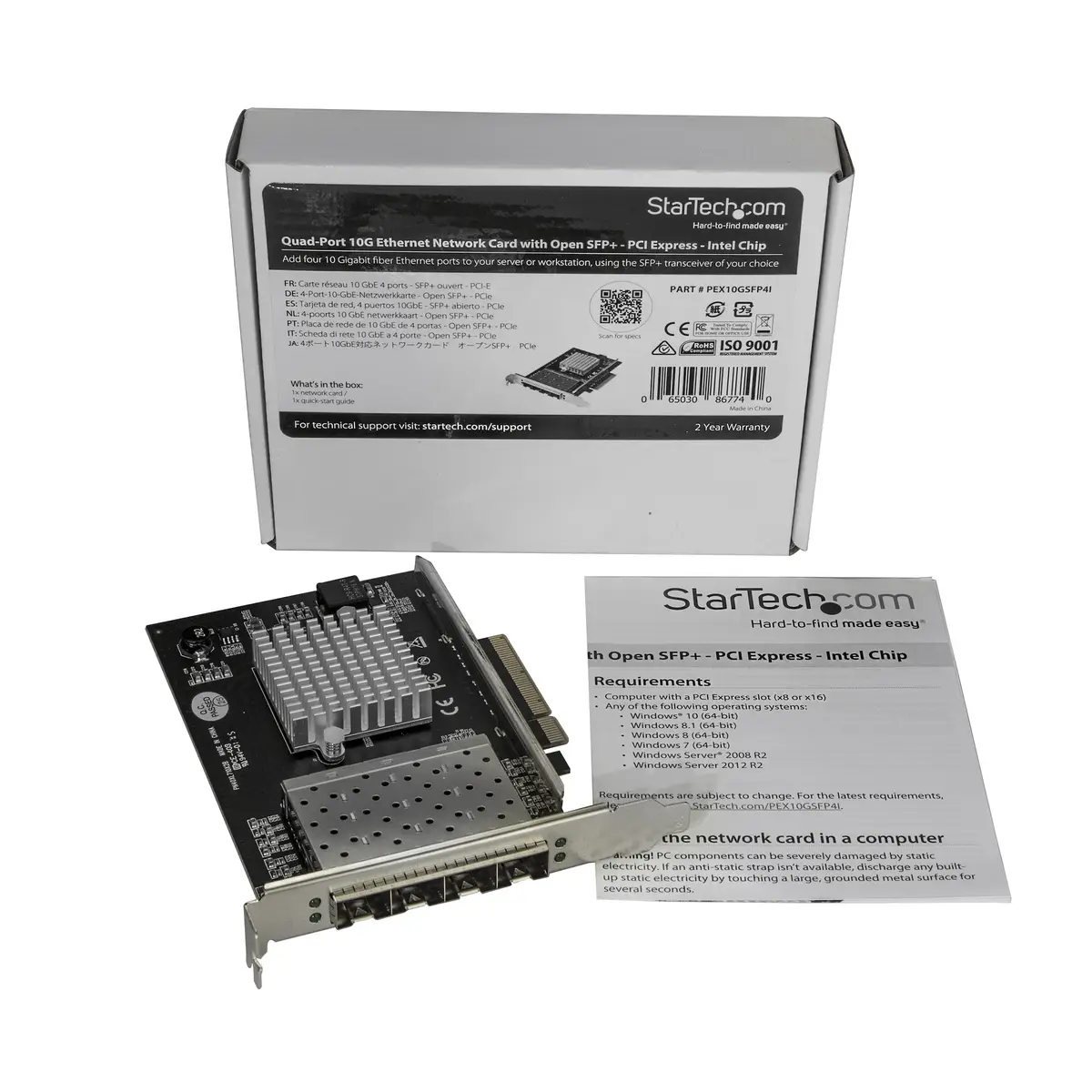 Quad-Port SFP+ Server Netzwerkkarte PCI Express Intel XL710 Chip
