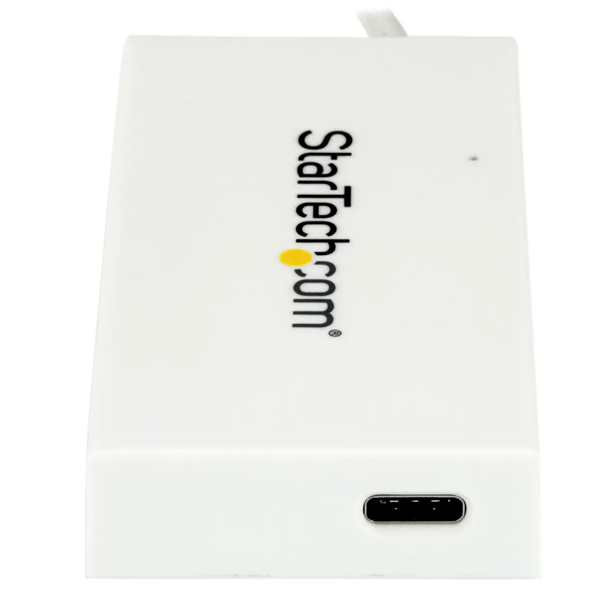 4 Port USB-C Hub USB C und 3x USB-A USB 3.0 Hub Weiß