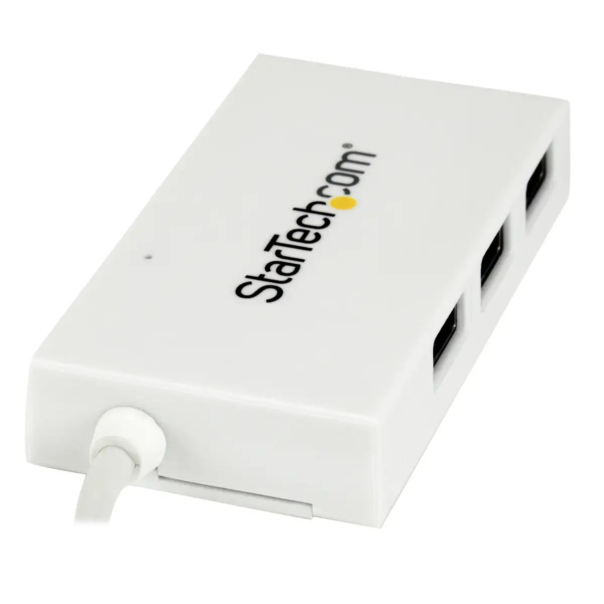 4 Port USB-C Hub USB C und 3x USB-A USB 3.0 Hub Weiß