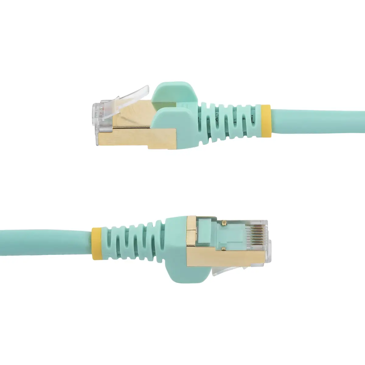 Patchkabel Cat6a RJ-45/RJ-45 Stecker/Stecker Türkis 3m