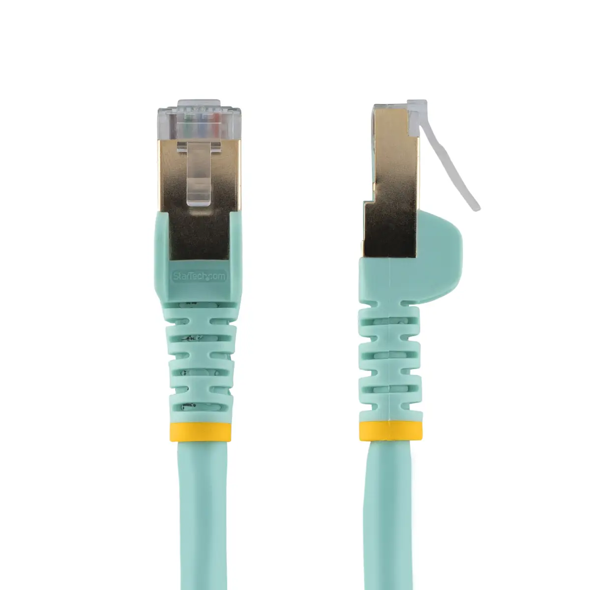 Patchkabel Cat6a RJ-45/RJ-45 Stecker/Stecker Türkis 1m