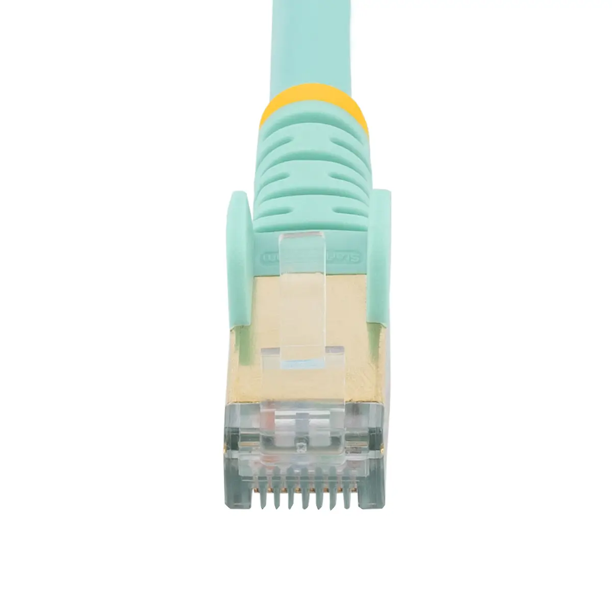 Patchkabel Cat6a RJ-45/RJ-45 Stecker/Stecker Türkis 1m