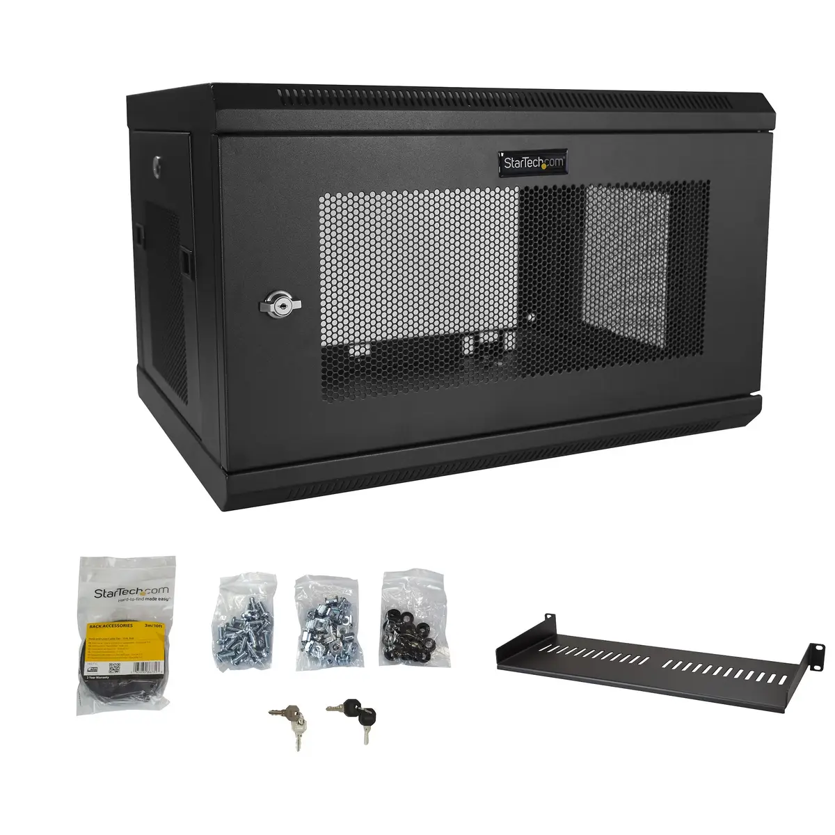 6HE wandmontage Server Rack bis zu 43cm tief