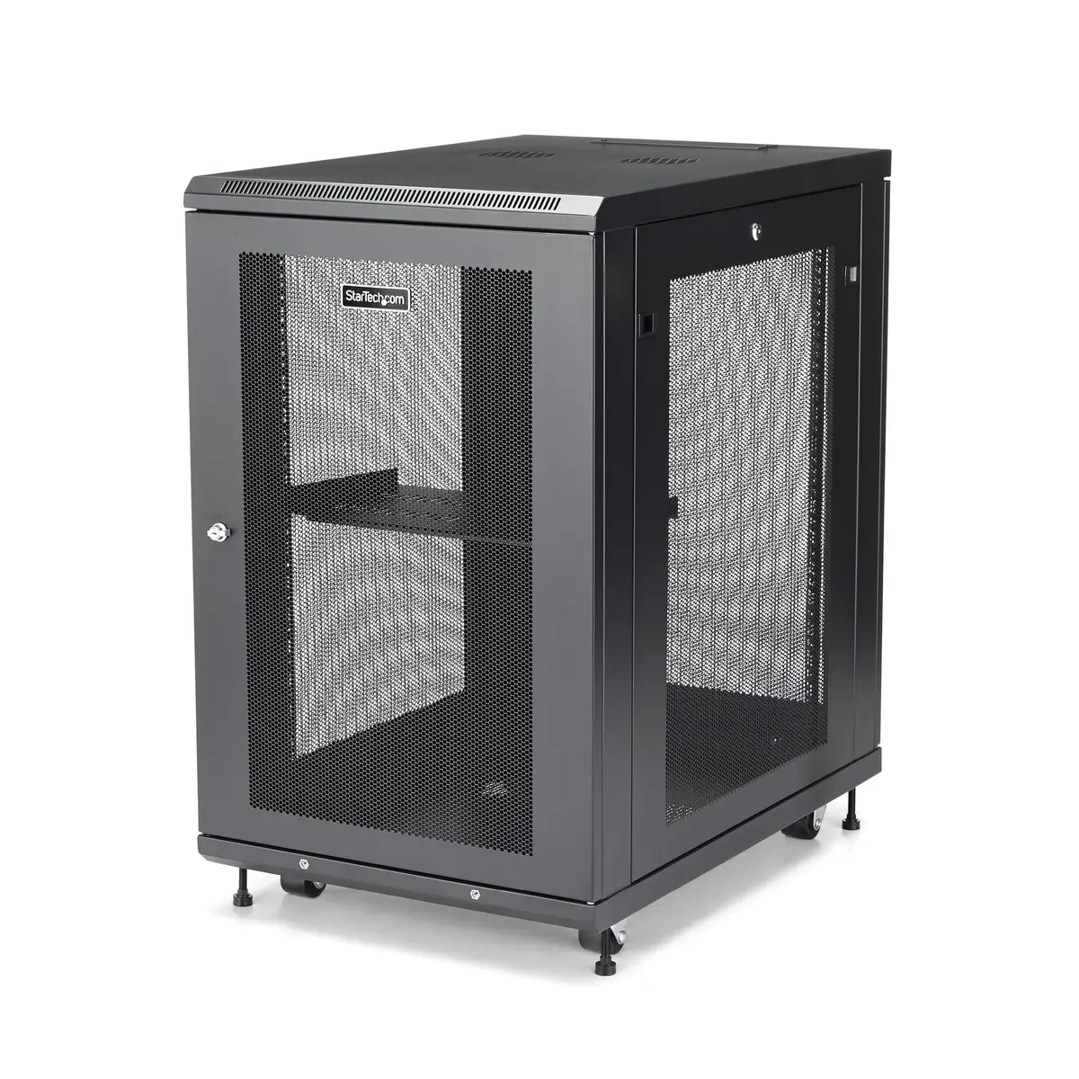 18 HE Server Rack Schrank 78cm tiefes Gehäuse 18 HE