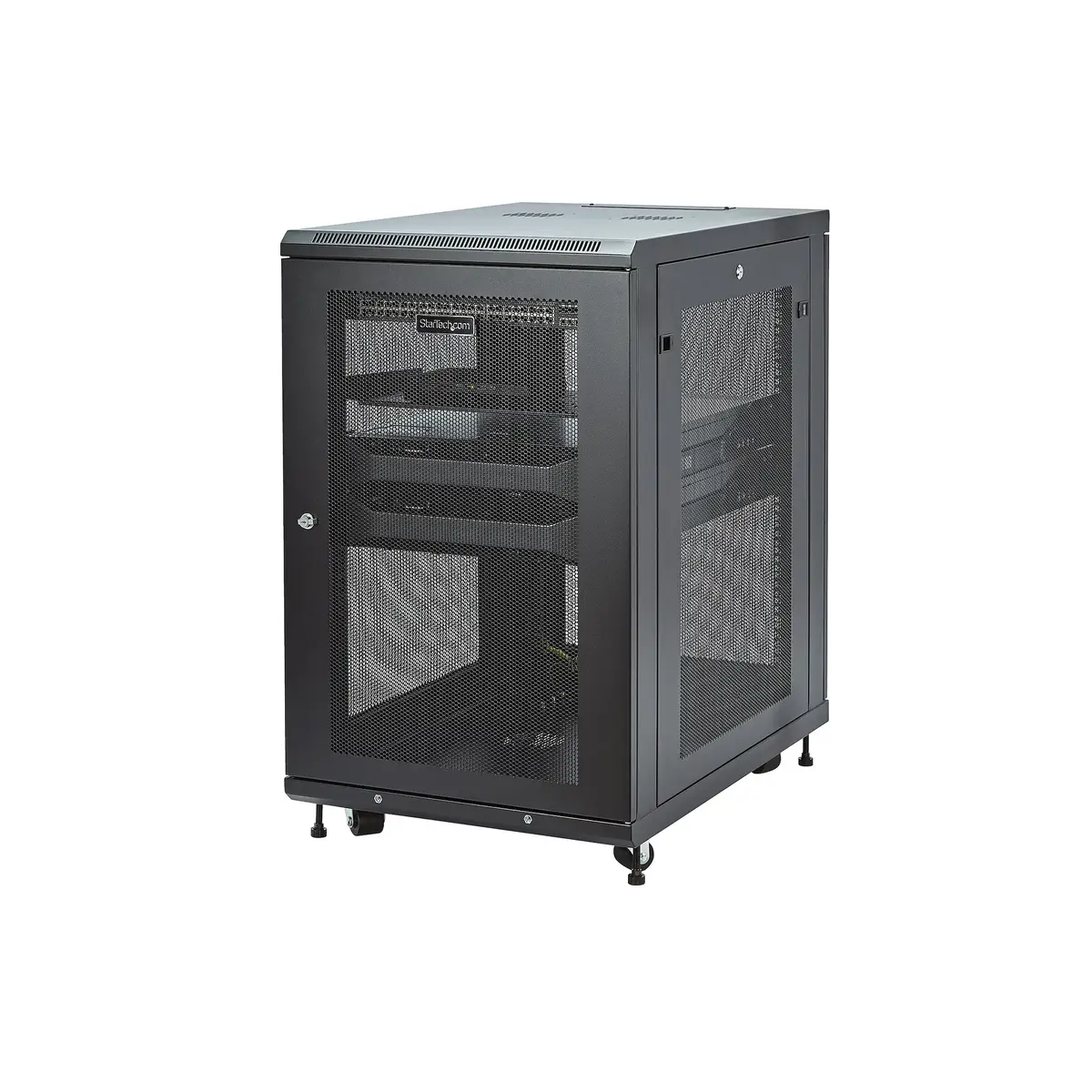 18 HE Server Rack Schrank 78cm tiefes Gehäuse 18 HE