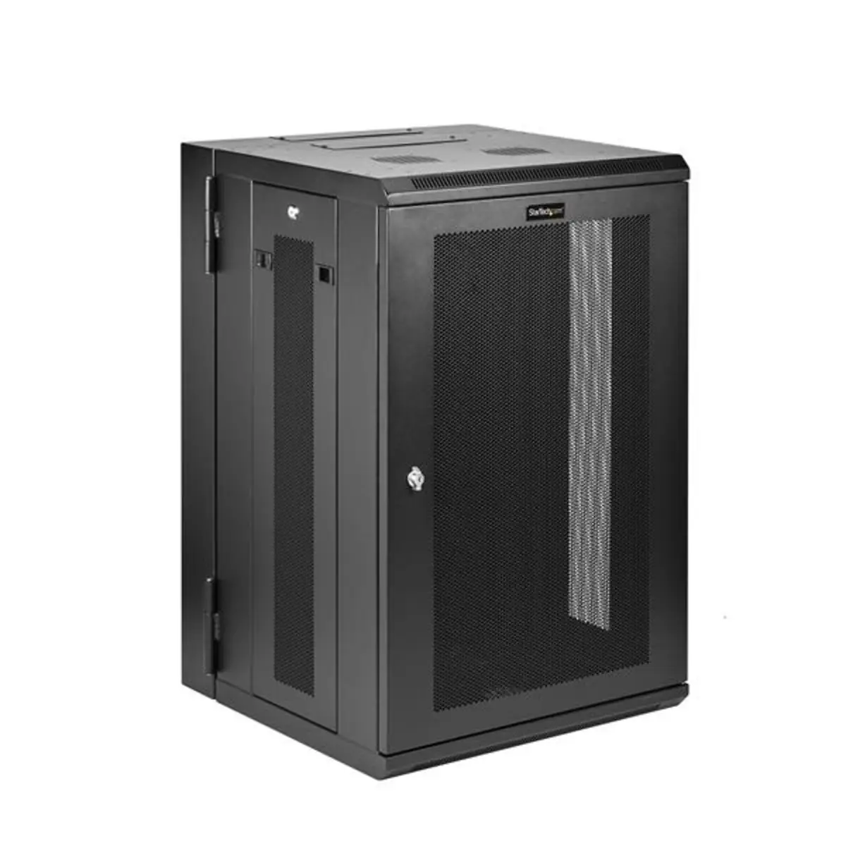 18U Wall Mount Network Switch Cabinet 4-Post Adjustable Depth