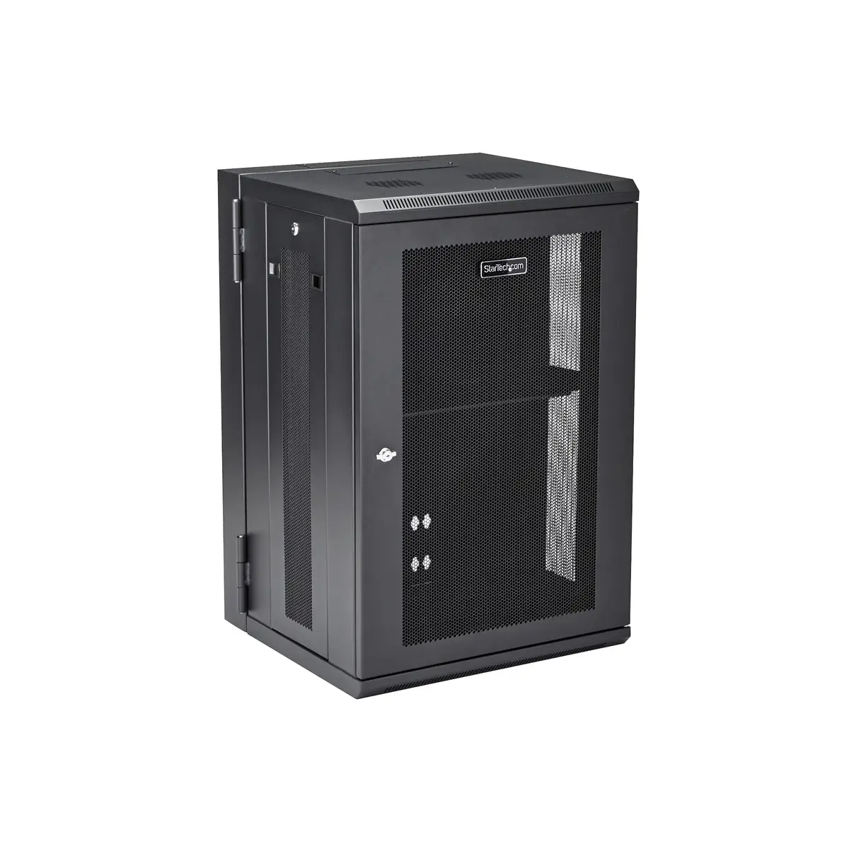 18U Wall Mount Network Switch Cabinet 4-Post Adjustable Depth