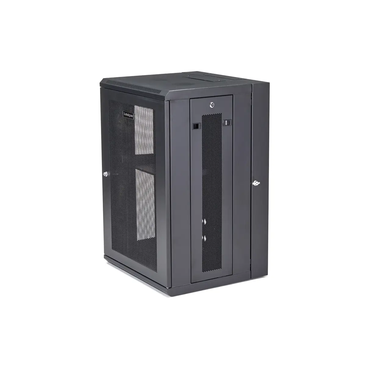 18U Wall Mount Network Switch Cabinet 4-Post Adjustable Depth