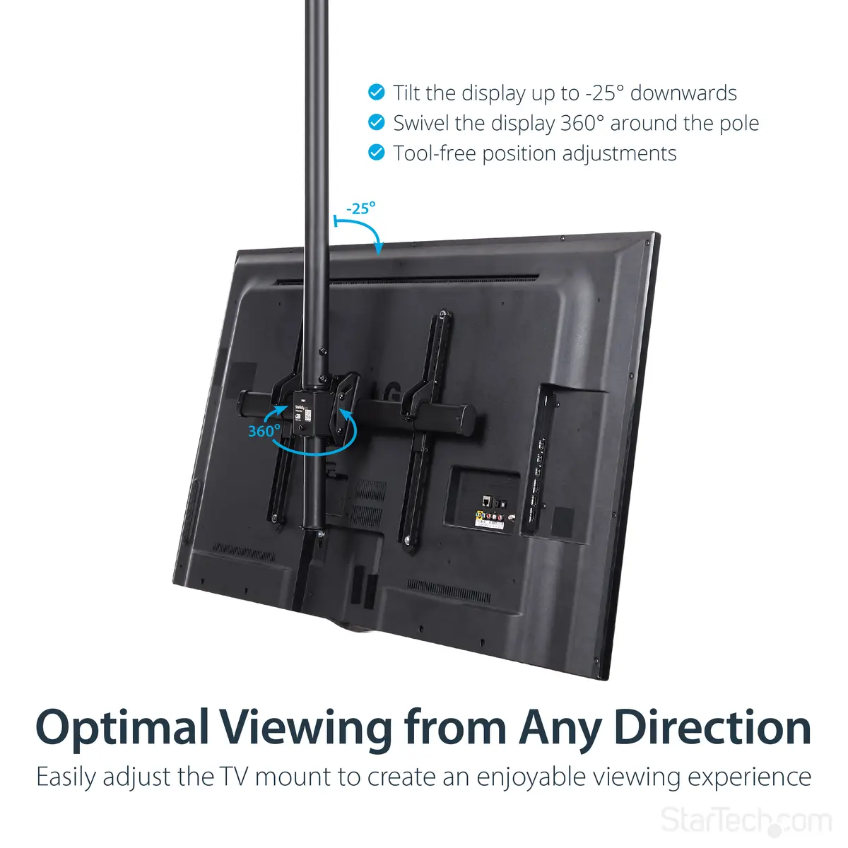 TV Deckenhalterung für 81-178cm (32-70") max. Tragkraft 50kg