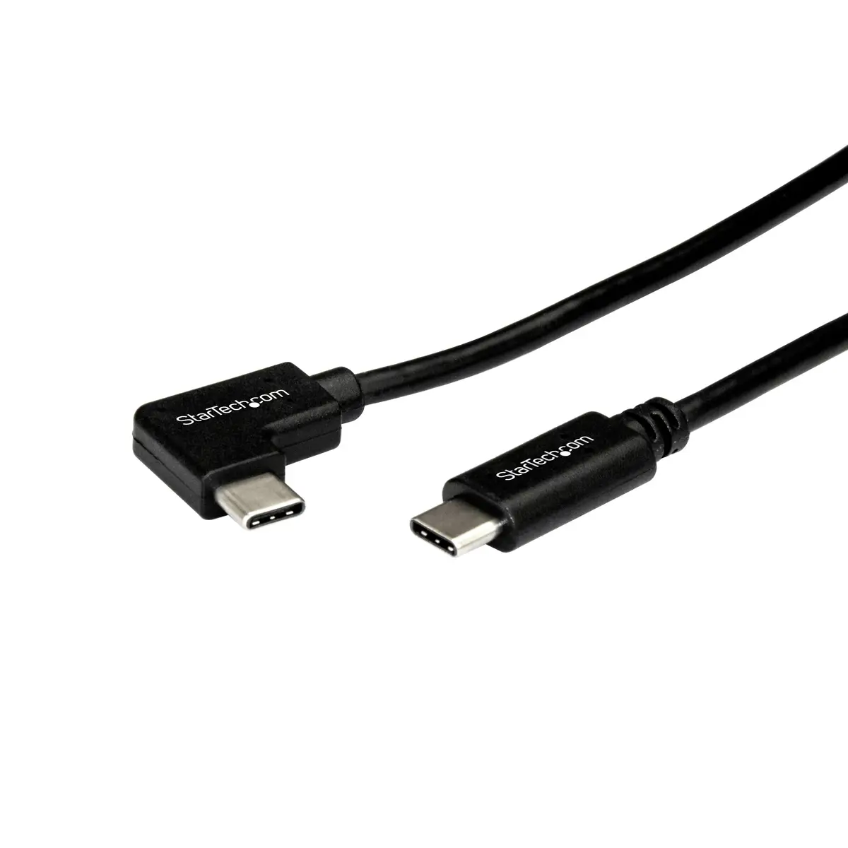 USB Kabel rechtsgewinkelt USB-C/USB-C Männlich/Männlich Schwarz 1m
