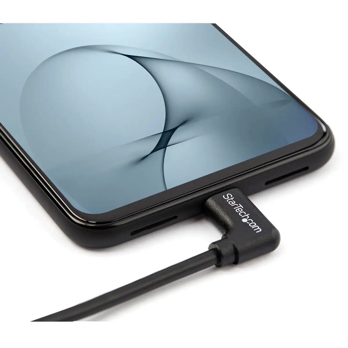USB Kabel rechtsgewinkelt USB-C/USB-C Männlich/Männlich Schwarz 1m