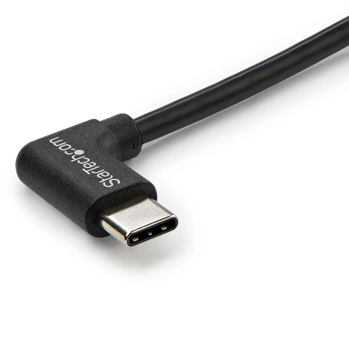USB Kabel rechtsgewinkelt USB-C/USB-C Männlich/Männlich Schwarz 1m