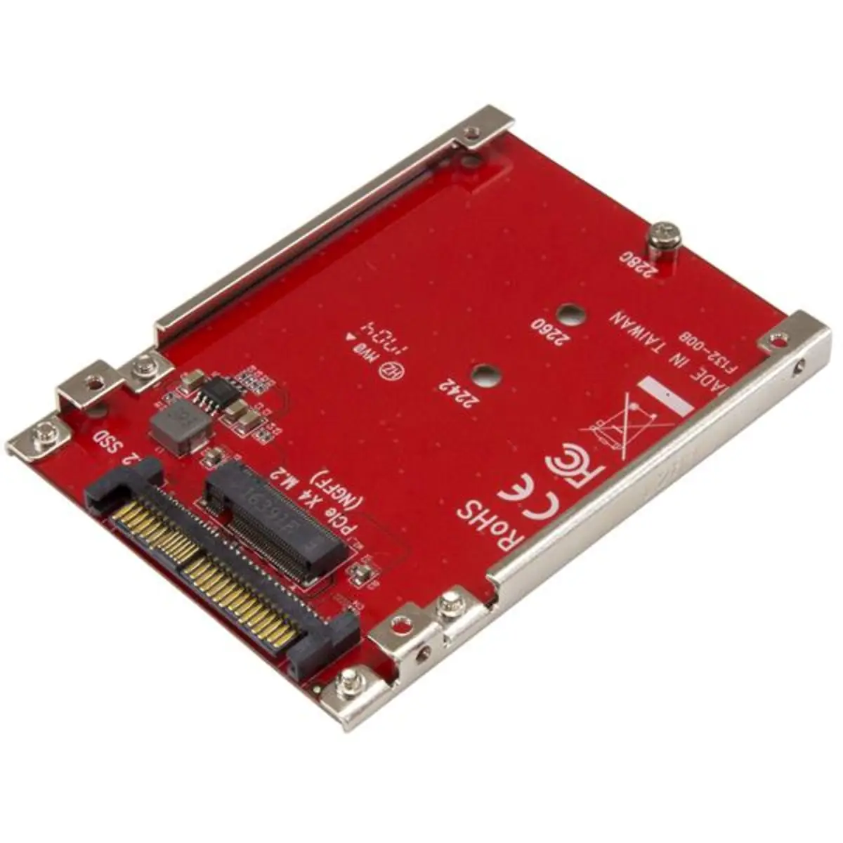 M.2 auf U.2 (SFF-8639) Host Adapter für M.2 PCIe NVMe SSD