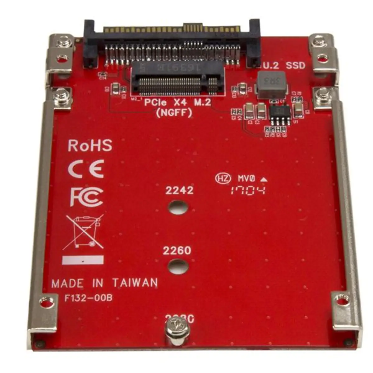 M.2 auf U.2 (SFF-8639) Host Adapter für M.2 PCIe NVMe SSD