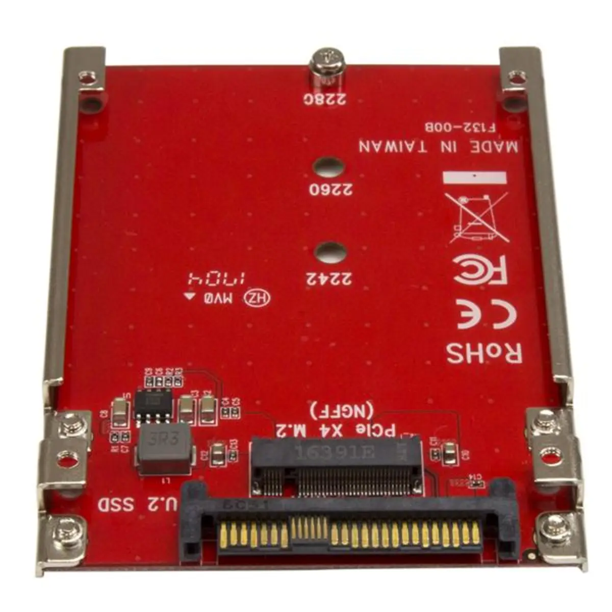 M.2 auf U.2 (SFF-8639) Host Adapter für M.2 PCIe NVMe SSD