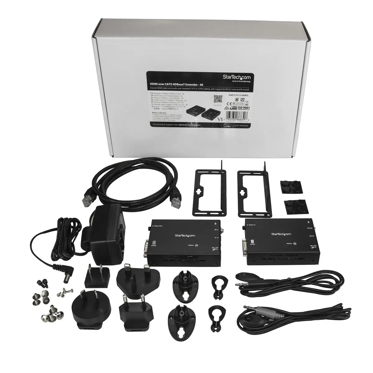 HDMI over Cat5 Extender mit IR und Seriell HDBaseT 4K