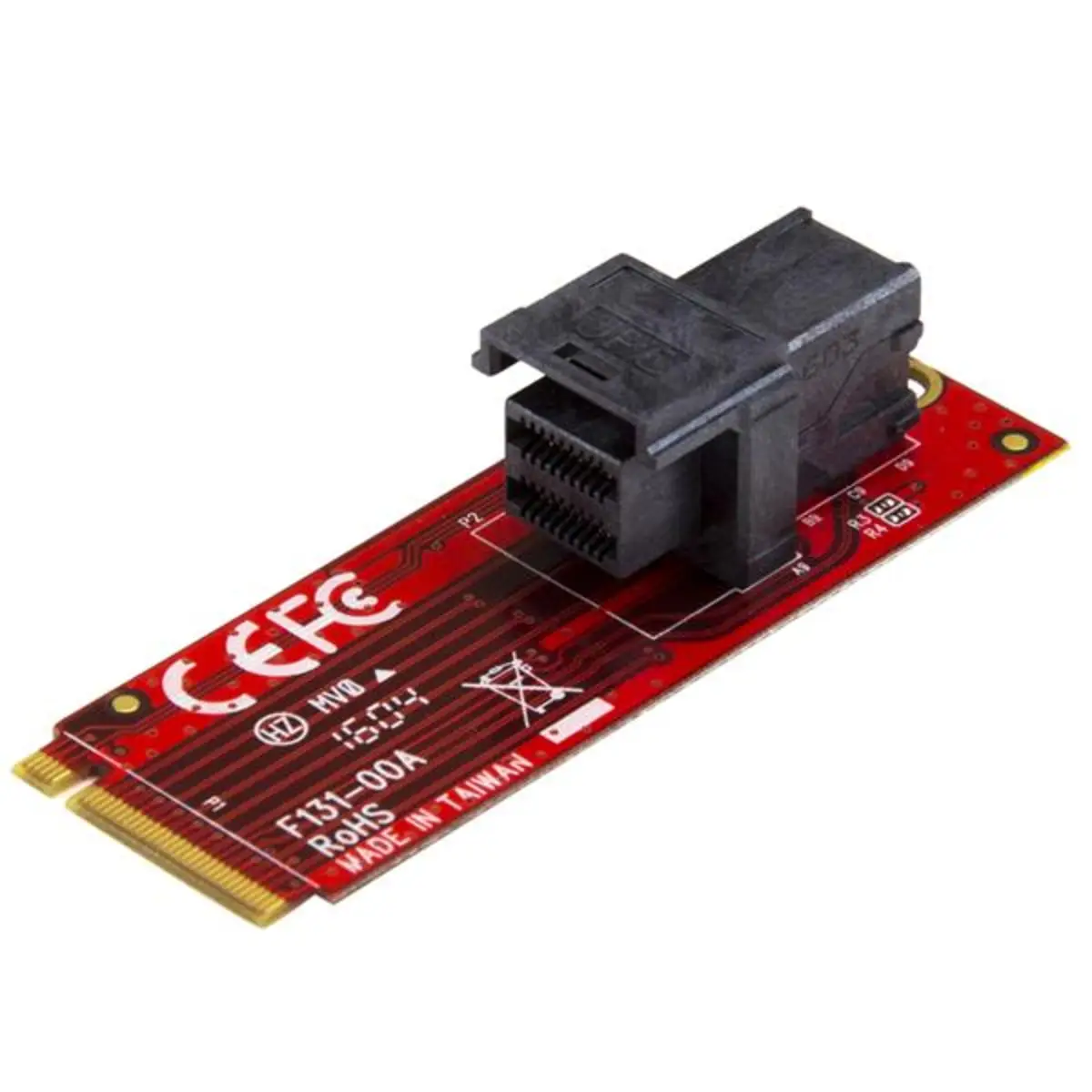 PCI Express 3.0 U.2 (SFF-8643) auf M.2 x4 Adapterkarte für 2,5" U.2 NVMe SSD