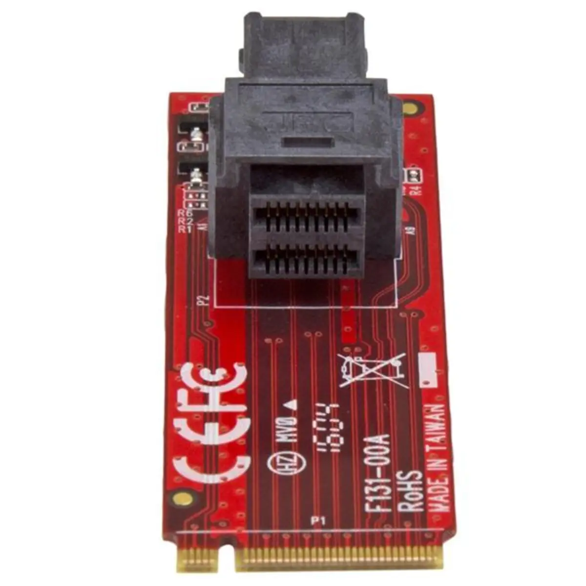 PCI Express 3.0 U.2 (SFF-8643) auf M.2 x4 Adapterkarte für 2,5" U.2 NVMe SSD