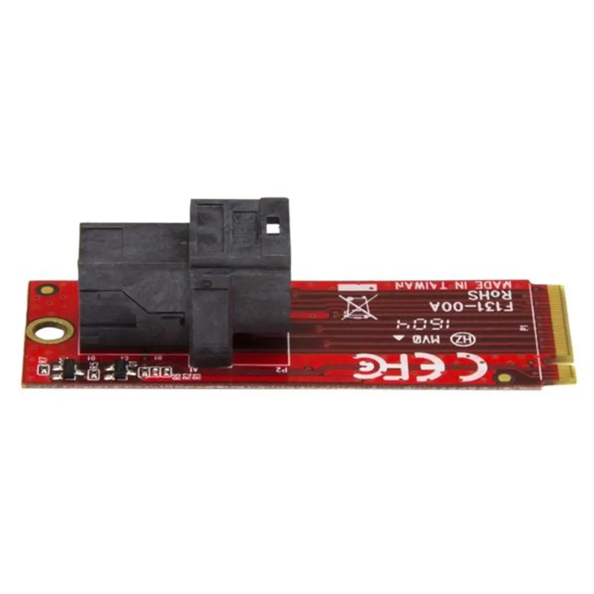 PCI Express 3.0 U.2 (SFF-8643) auf M.2 x4 Adapterkarte für 2,5" U.2 NVMe SSD