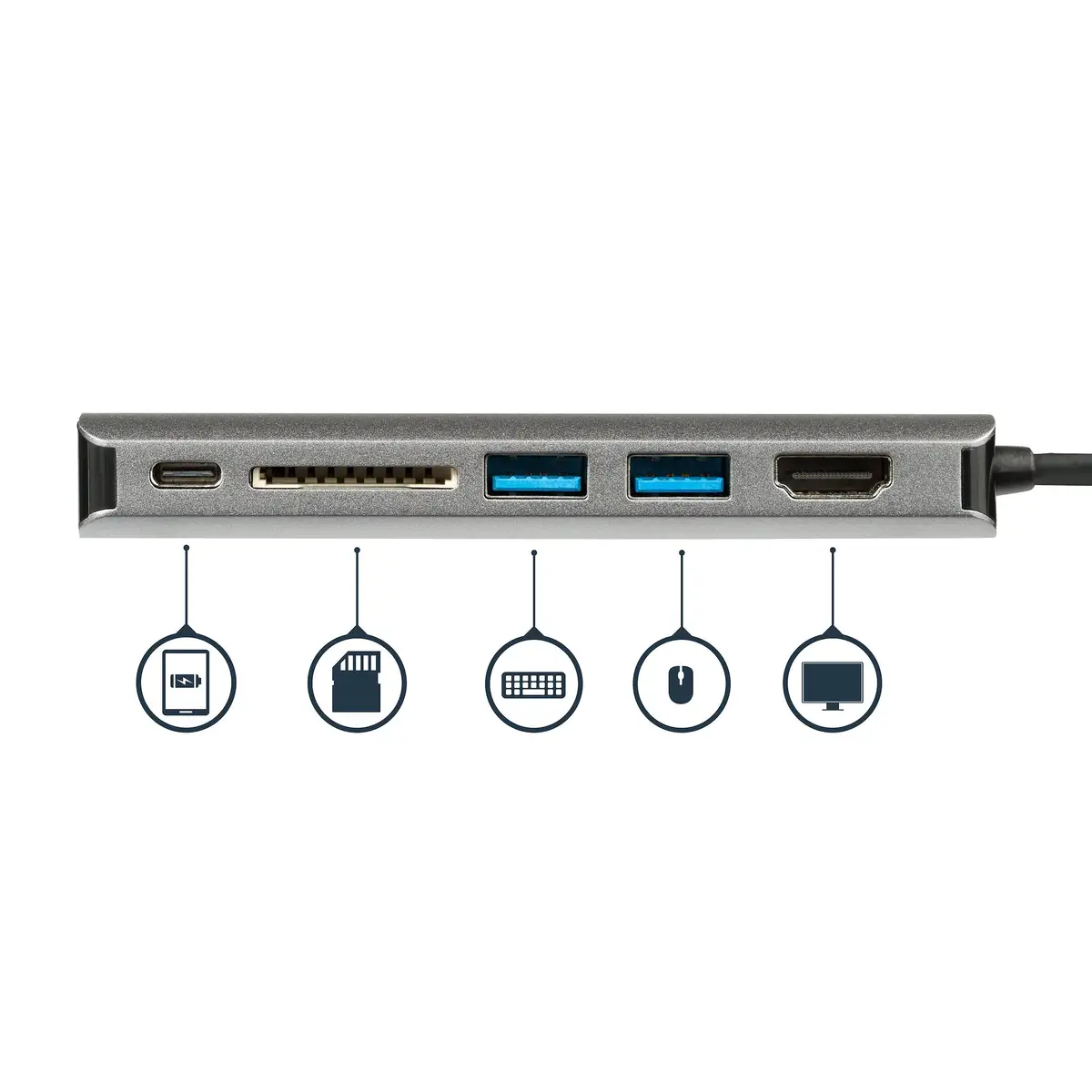 USB-C Multiport Adapter w/ SD Slot Docking Station
