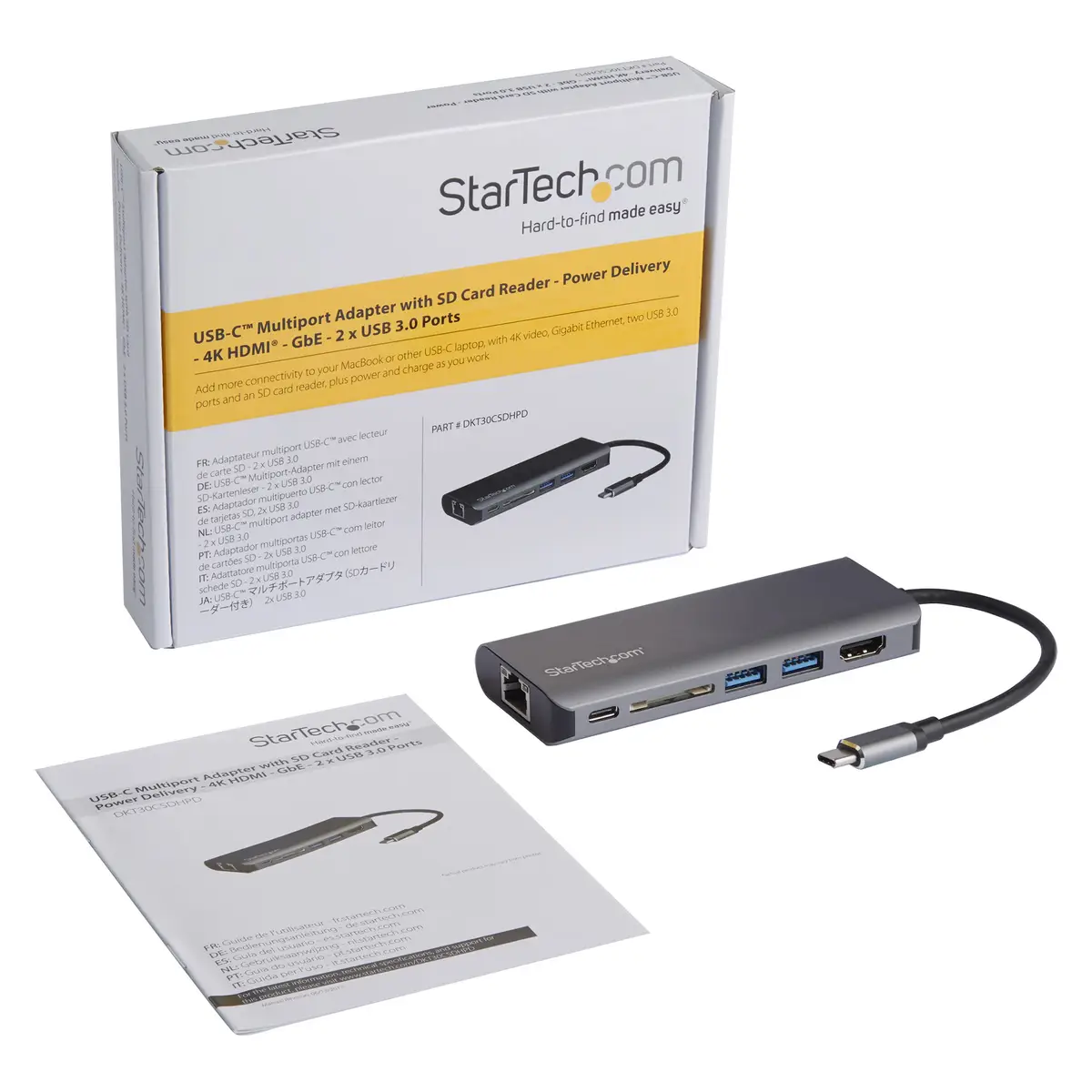 USB-C Multiport Adapter w/ SD Slot Docking Station