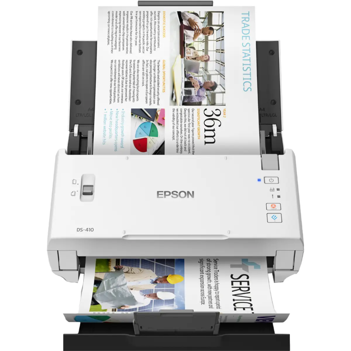 Workforce DS-410 Dokumentenscanner A4 600x600 DPI