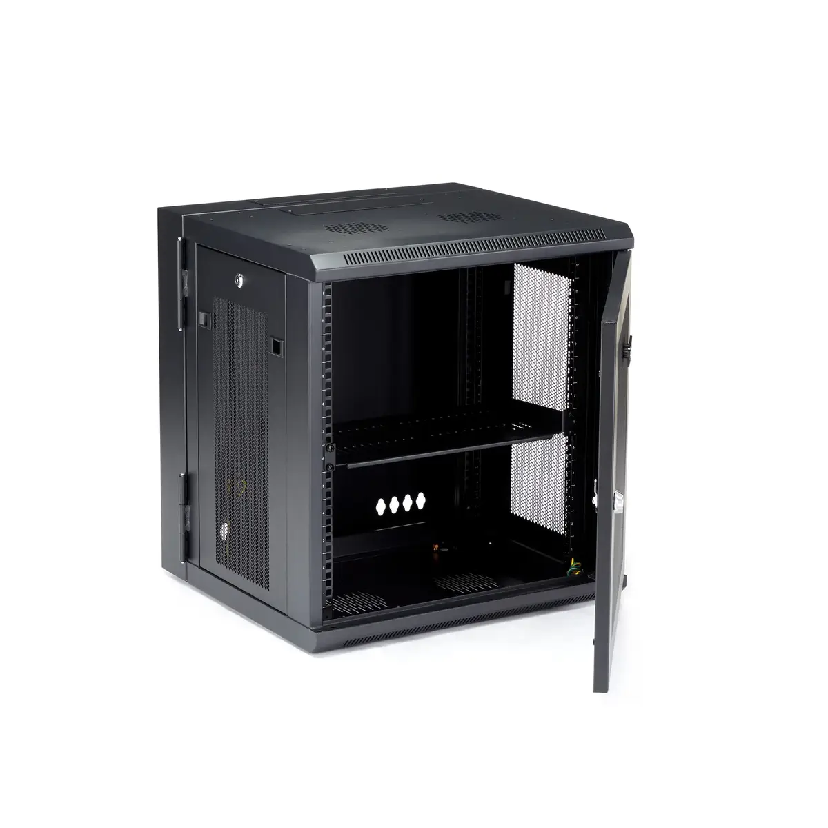 12HE wandmontage Server Rack bis zu 43cm tief Mit Scharnier
