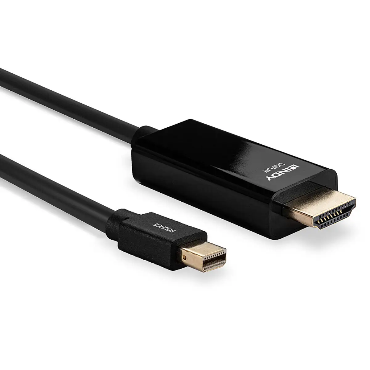 DisplayPort Anschlusskabel HDMI/MiniDisplayPort Stecker/Stecker Schwarz 3m