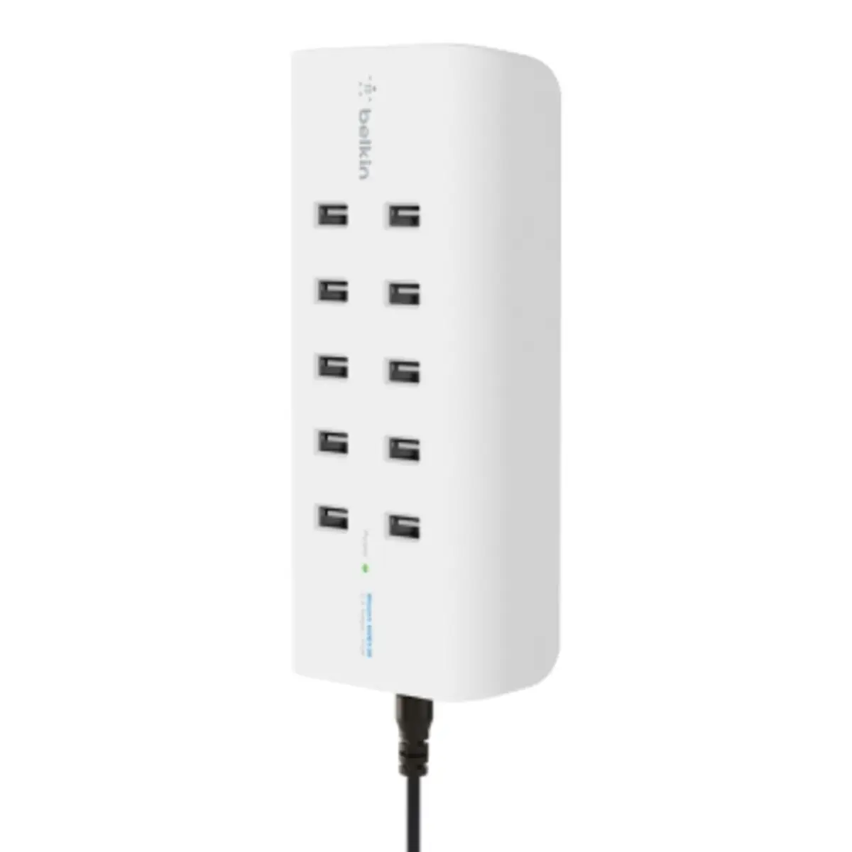 10-Port USB-Ladestation,120W, 2,4A pro Port, Weiß