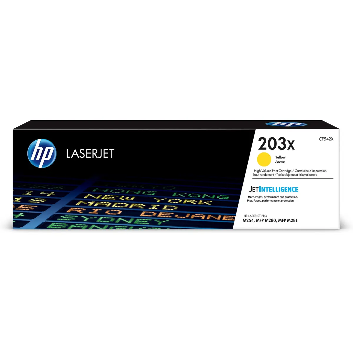 Toner 203X ca. 2500 Seiten gelb