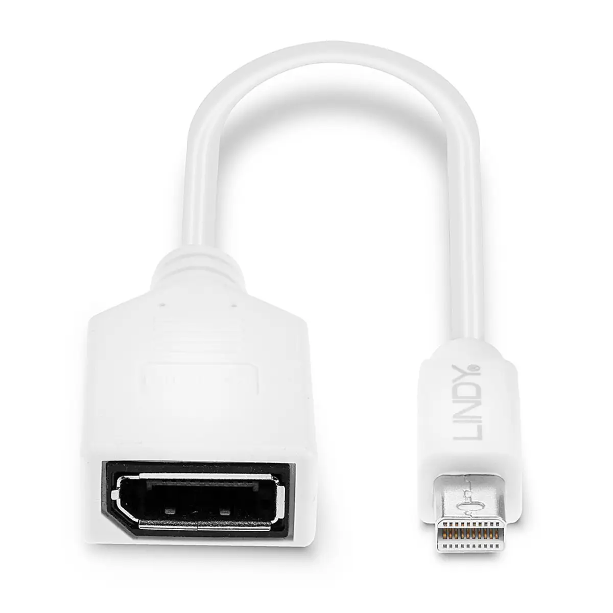 Mini-Displayport Adapterkabel Stecker/Buchse weiß