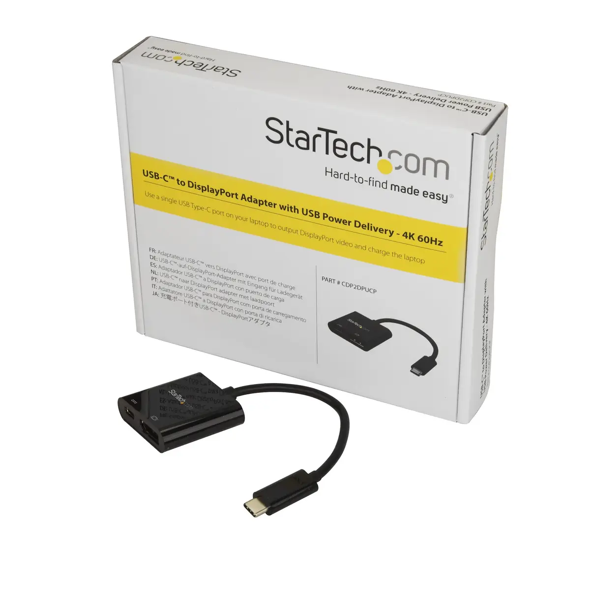 USB-C auf DisplayPort Adapter mit USB Stromversorgung