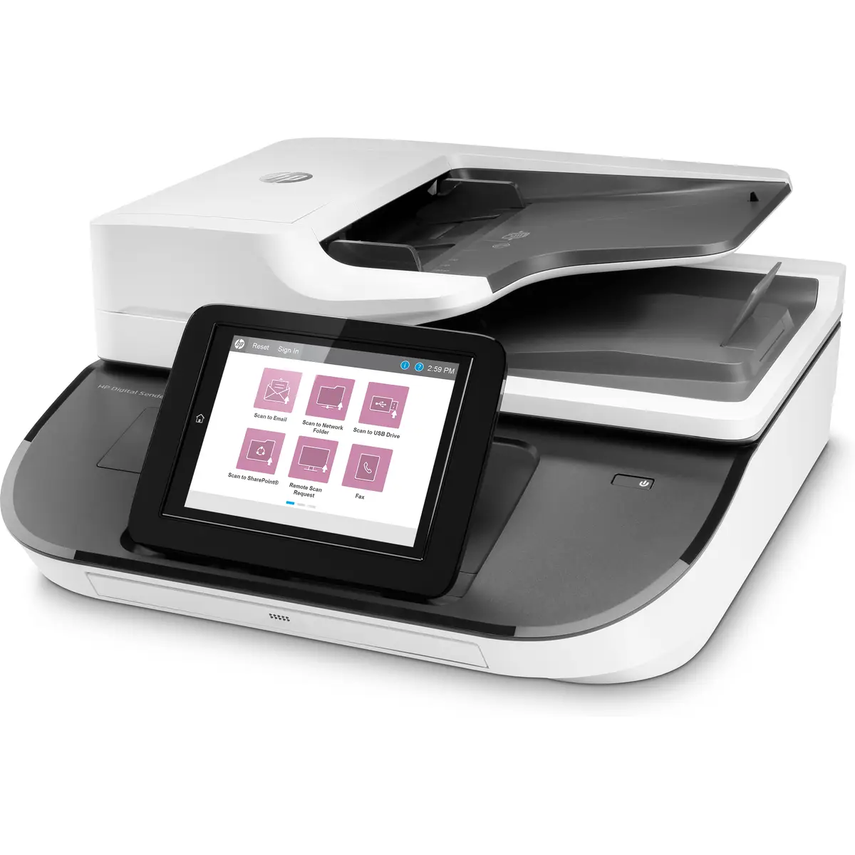 Digital Sender Flow 8500fn2 Dokumentenscanner 600dpi bis zu 92 Seiten/Min. (einfarbig) / bis zu 92 Seiten/Min. (Farbe) 150