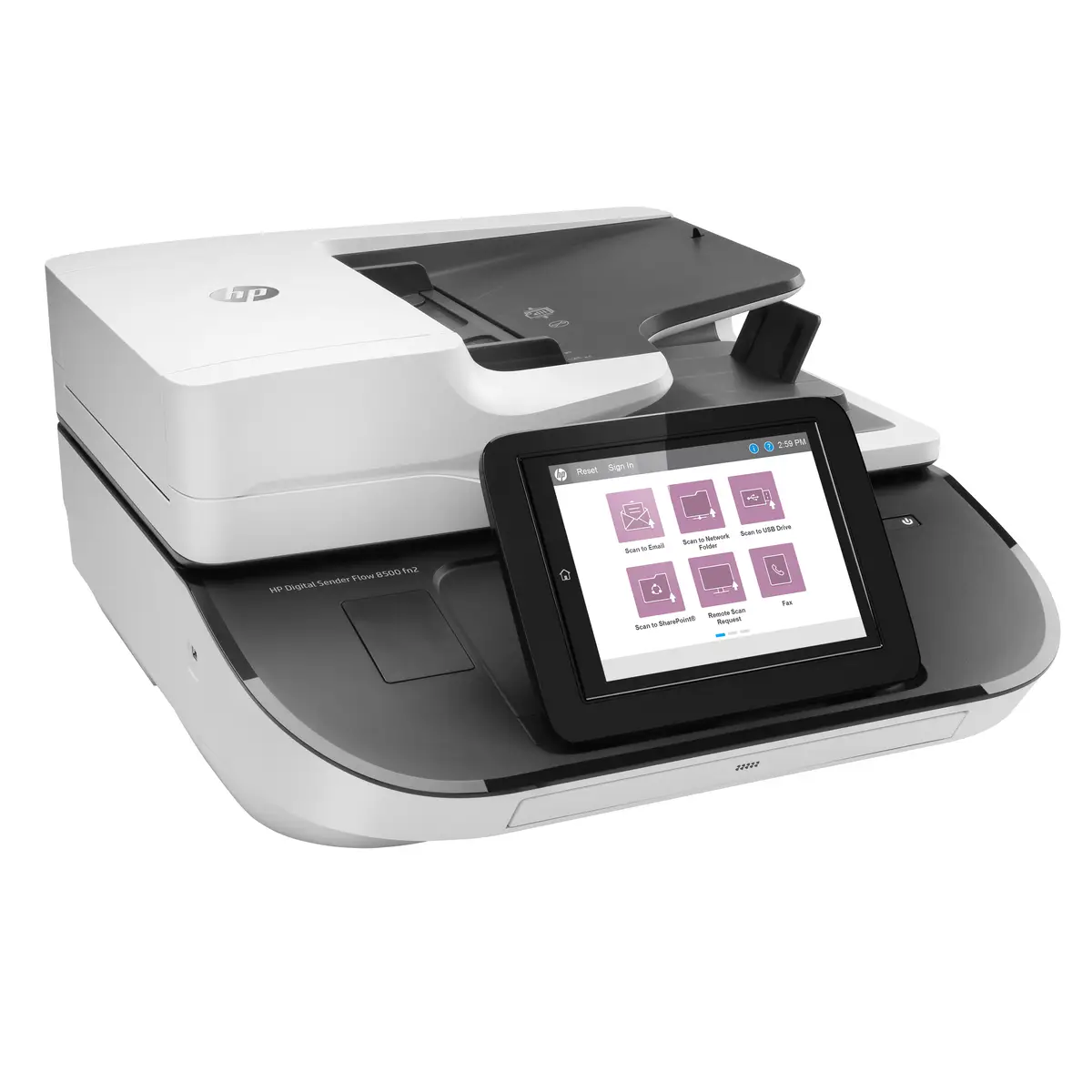 Digital Sender Flow 8500fn2 Dokumentenscanner 600dpi bis zu 92 Seiten/Min. (einfarbig) / bis zu 92 Seiten/Min. (Farbe) 150