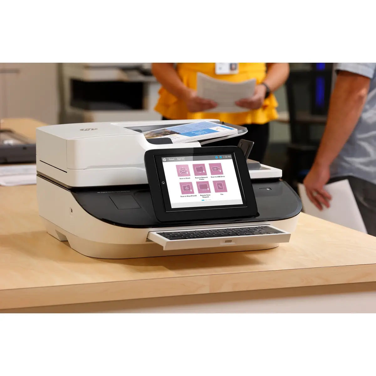 Digital Sender Flow 8500fn2 Dokumentenscanner 600dpi bis zu 92 Seiten/Min. (einfarbig) / bis zu 92 Seiten/Min. (Farbe) 150