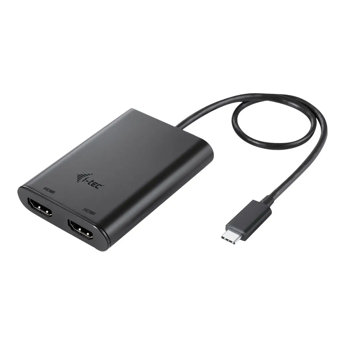 i-tec USB-C to Dual HDMI Video Adapter, 2x HDMI 4K Ultra HD, kompatibel mit Thunderbolt 3 für, Mac OS für ein Display