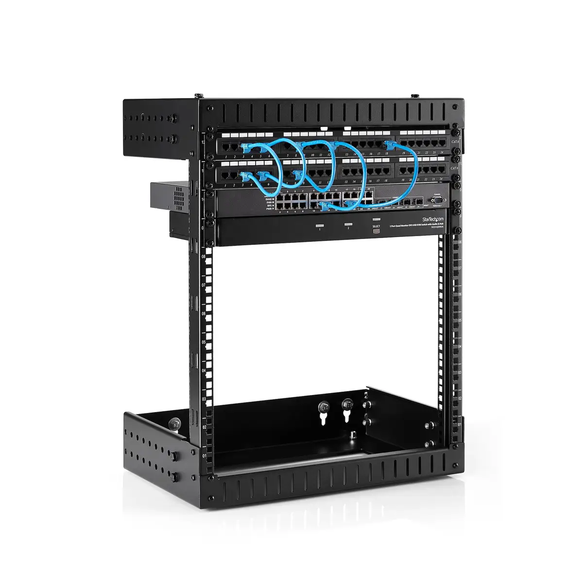 12U Open Frame Wall Mount Network Rack