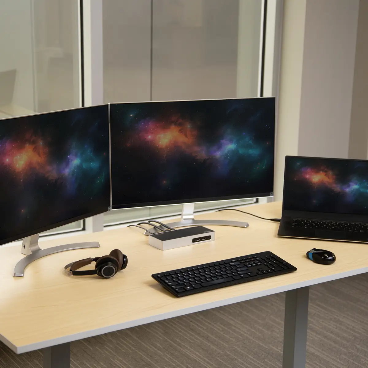 Dual Monitor USB 3.0 Dockingstation 6xUSB 3.0/DVI/HDMI/GigE