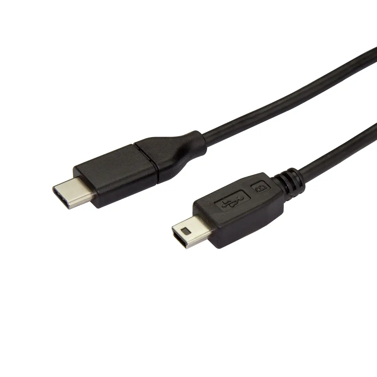 USB Kabel USB-C/Micro-USB Männlich/Männlich Schwarz 2m